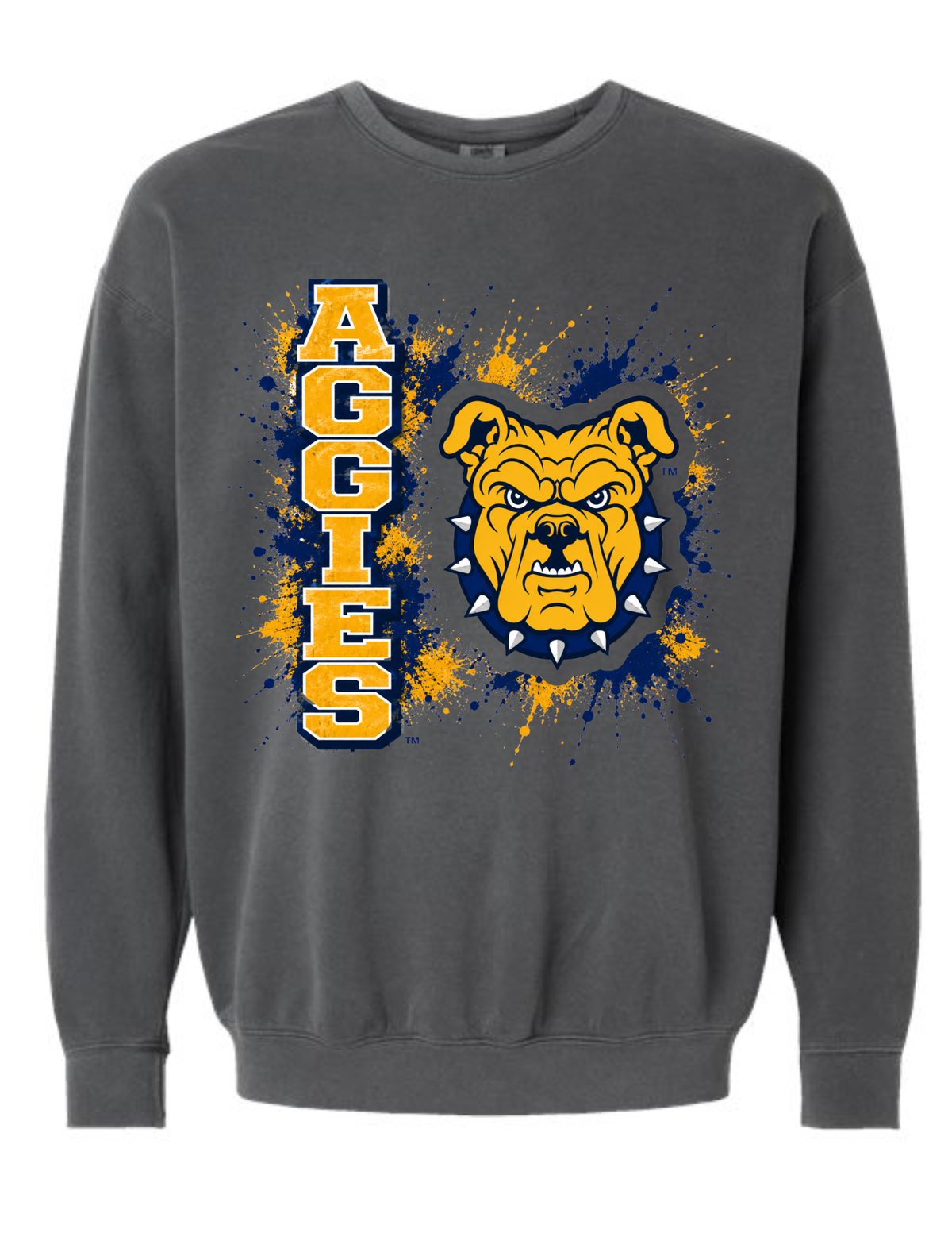 AGGIES SPLIT BULLDOG