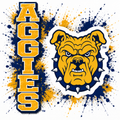 AGGIES SPLIT BULLDOG