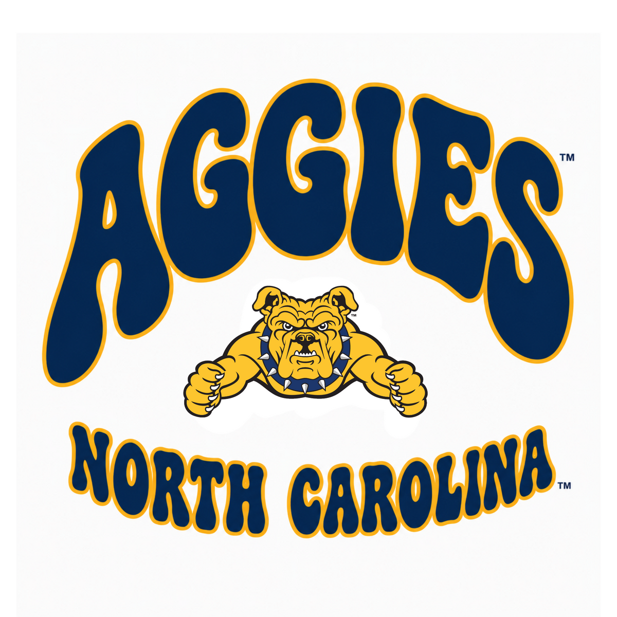 RETRO NORTH CAROLINA AGGIES