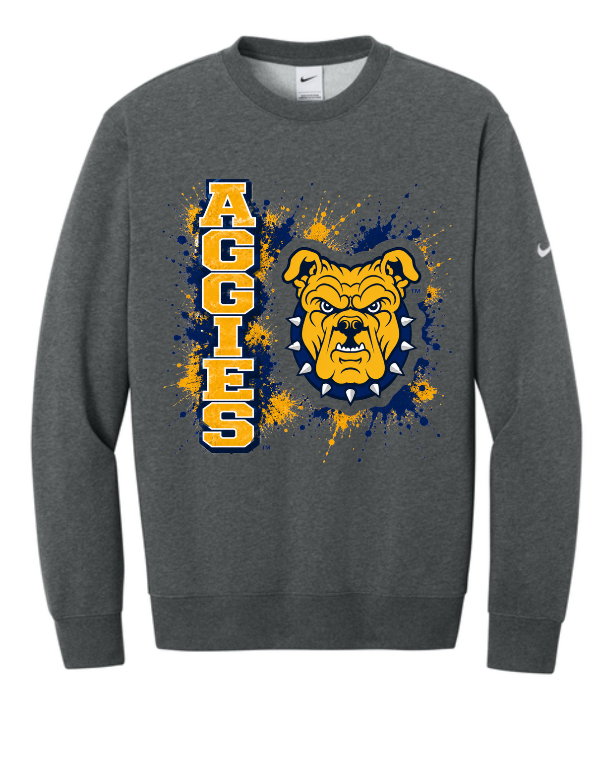 AGGIES SPLIT BULLDOG